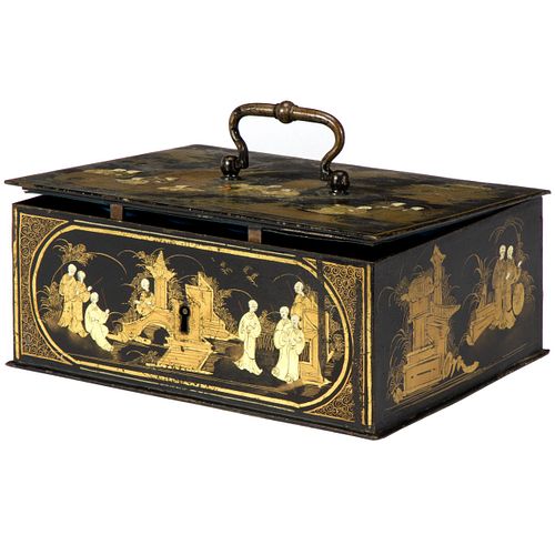 Georgian Japanned Table Box