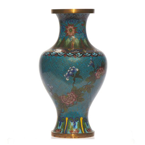 Chinese Export Cloisonne Vase