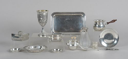 A Group of Estate Sterling Tableware