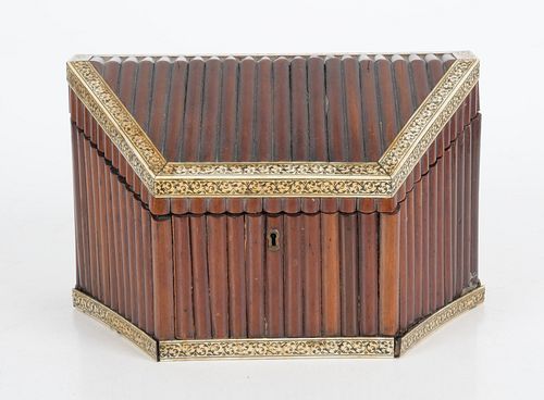 Anglo-Indian Bone Inlaid Stationery Box