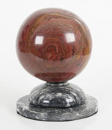 A Large Onyx Decorative Sphere