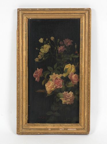George Cochran Lambdin (1830 - 1896) Oil on Panel