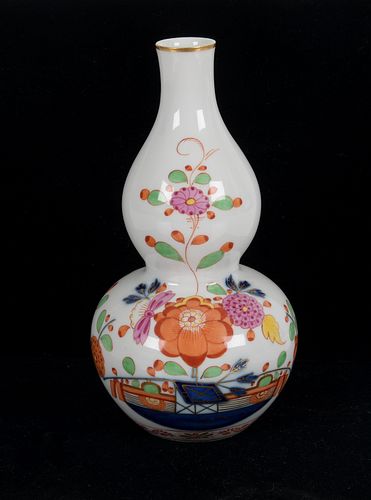 Meissen Porcelain Double Gourd Vase