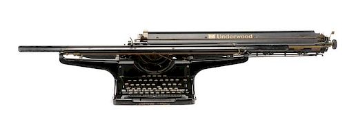 Rare Underwood Elliott-Fisher Railroad Typewriter