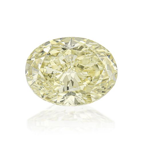 2.07-Carat Oval Shaped Fancy Yellow Loose Diamond, GIA Certified
