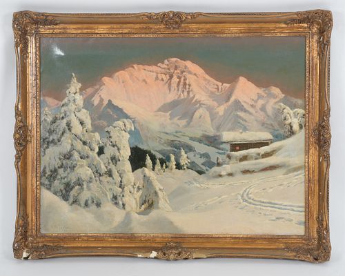 Alois Arnegger (1879 - 1963) Oil on Canvas