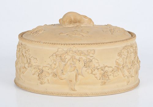 A Wedgwood Caneware Game Pie Dish