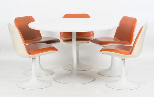 Tulip Table and Chairs, Manner of Saarinen