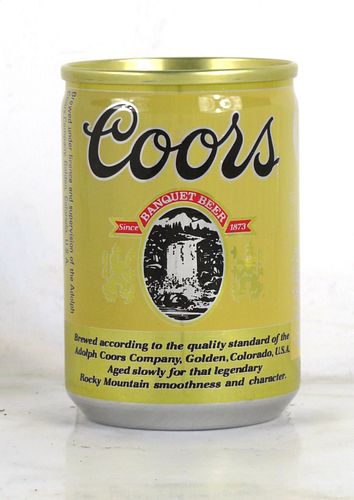 1988 Coors Beer 135ml Can Japan Vending Machine