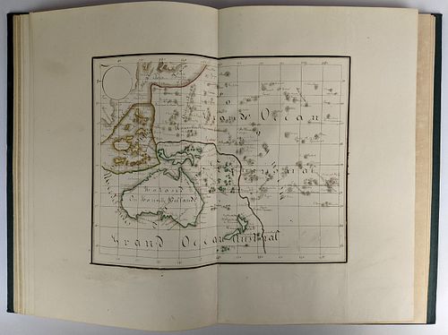 [MAPS, AUSTRALIA, WORLD] French Manuscript Atlas, 1838