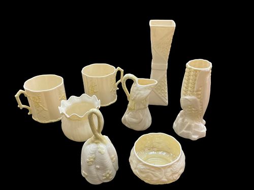 Grouping Of 8 Pieces Of Belleek Porcelain