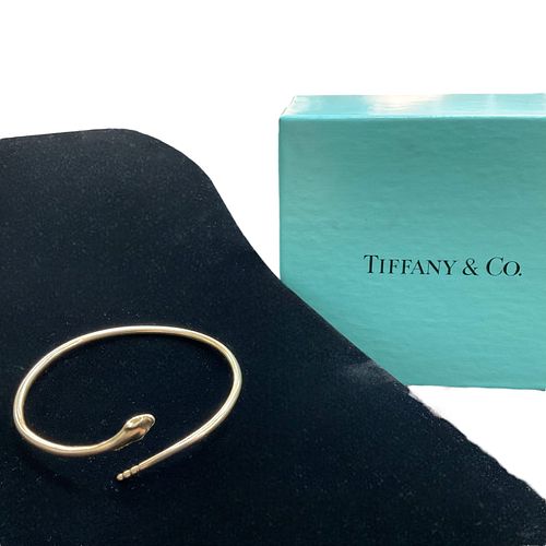 Tiffany & Co., Elsa Peretti Snake Bangle 18 kt Yellow Gold