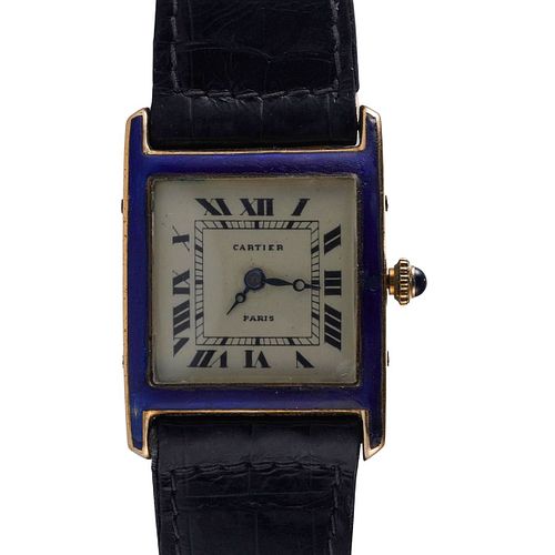 Cartier European Watch & Clock Co Inc Gold Tank Watch