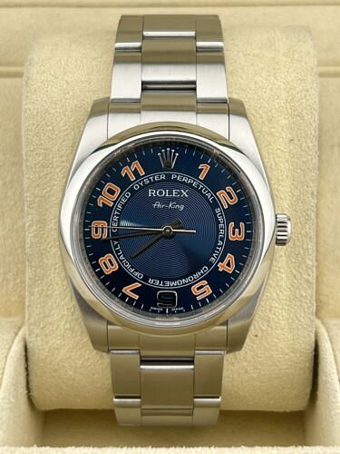 Rolex Air-King BLUE CONCENTRIC Stainless Steel 34mm