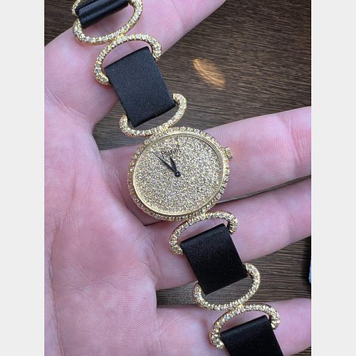 Piaget 18K Yellow Gold Diamond Watch