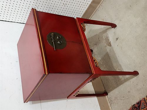 RED ORIENTAL END STAND