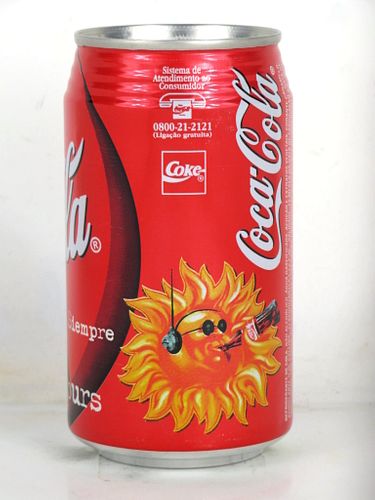 1996 Coca Cola 350ml Can Rio Brazil