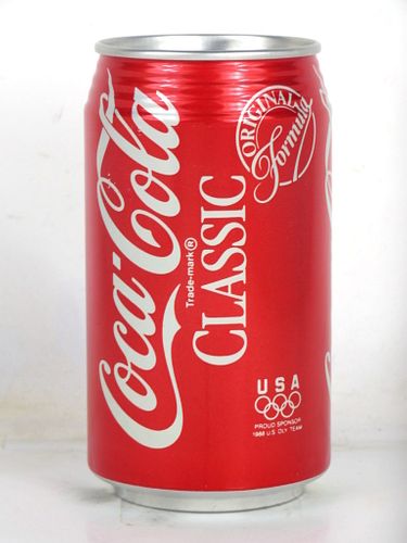 1988 Coca Cola Olympics Sponsor 12oz Can Jackson TN