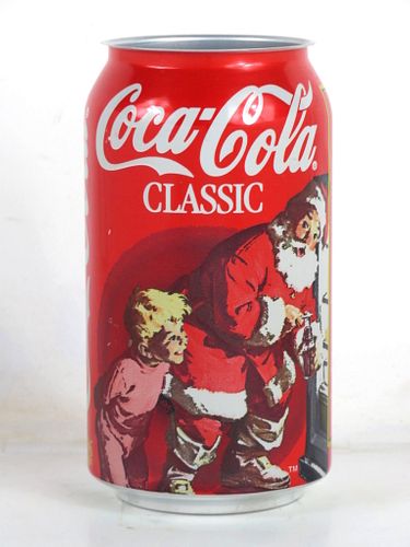 1996 Coca Cola Santa Christmas "Refrigerator Raid" 12oz Can