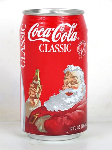 1992 Coca Cola Santa Christmas 12oz Can
