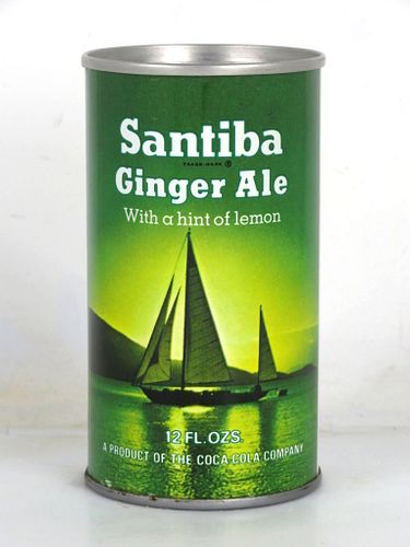 1973 Santiba Ginger Ale Coca Cola 12oz Can