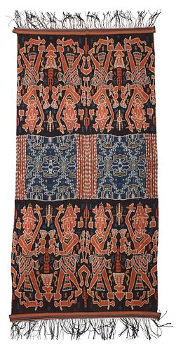 Indonesian Woven Ikat Textile