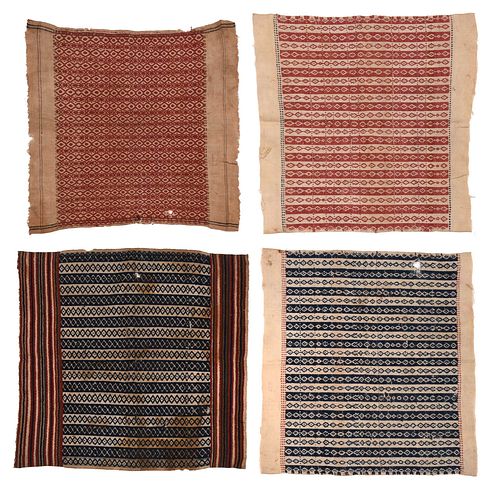 Four Indonesian Woven Textiles