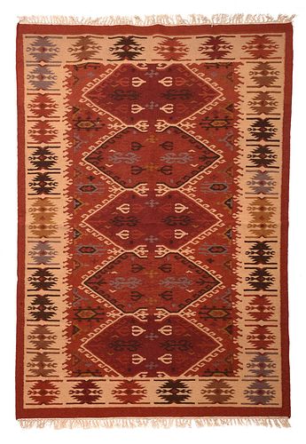 Anatolian Style Flat Woven Rug