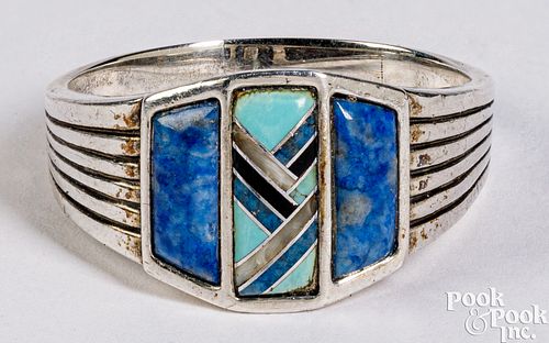Sterling silver Zuni Indian ring