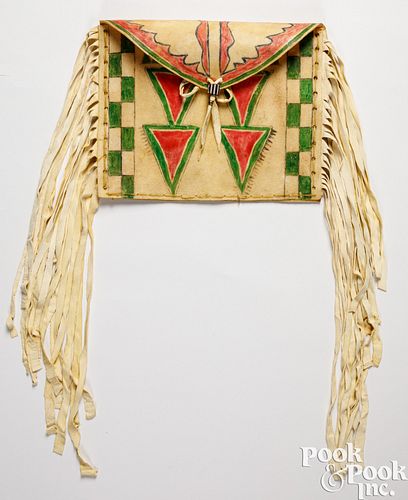Contemporary Native American Indian parfleche bag