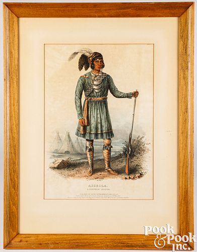 Asseola - A Seminole Leader color lithograph