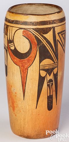 Hopi Indian polychrome pottery jar