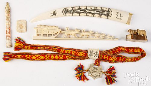 Group of Inuit items