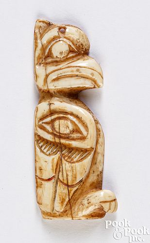 Northwest Coast Tlingit shaman's pendant ornament