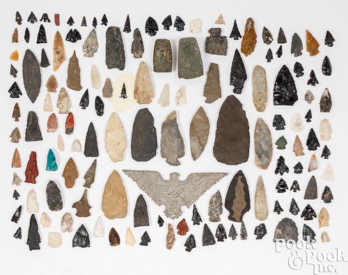 Collection of Native American Indian stones
