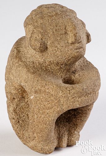 Pre-Columbian carved stone figure