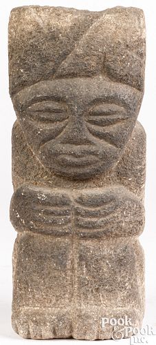 Meso-American carved stone figure