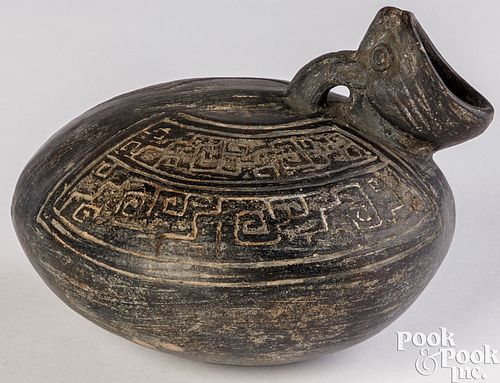 Pre-Columbian blackware vessel
