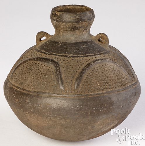 Chimu blackware pottery vessel