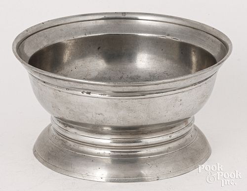 Pewter Baptismal bowl, ca. 1820