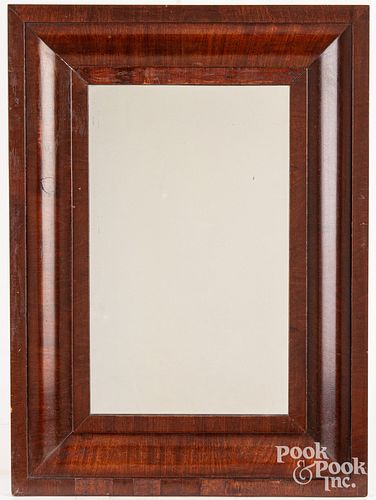 Empire mahogany mirror, mid 19th c.