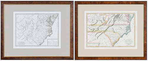 Two Framed Maps of the Carolinas