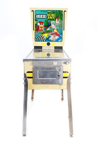 1969 D. Gottlieb & Co. Pinball Machine "Road Race"