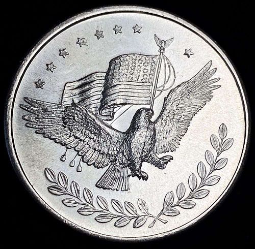 American Flag Eagle 1 ozt .999 Silver Trade Unit