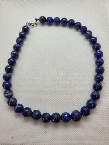 Natural lapis lazuli beads ncecklace