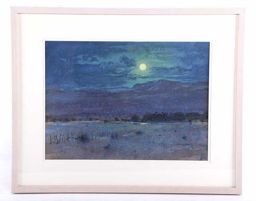Tom Perkinson Framed Painting "Summer Night"