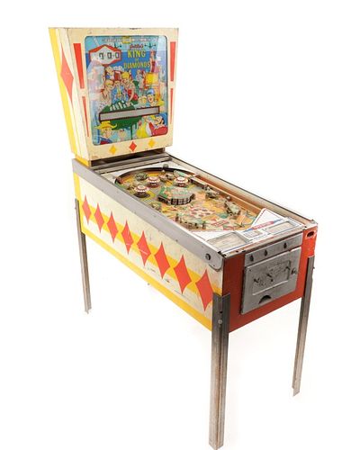 1967 King Of Diamonds Pinball Machine By Gottlieb