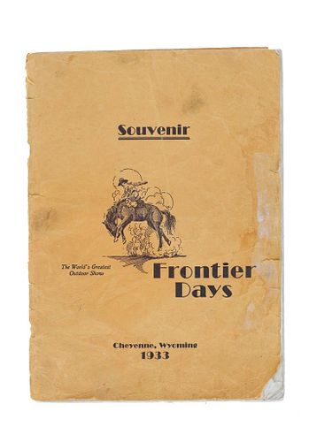 37th Annual Cheyenne Frontier Days Souvenir 1933
