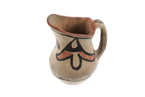 Ca. 1900 San Ildefonso Polychrome Pottery Vase