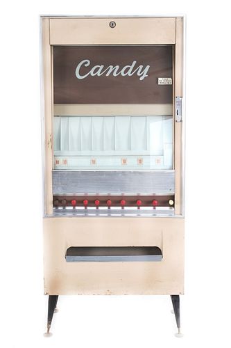 1940-50s Universal Vendors Candy Vending Machine
